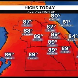Hot end to the weekend, even hotter week ahead in Central Florida