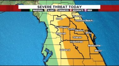 Severe Weather Threat Increasing Across Florida (Large Hail, Damaging Wind, Brief Tornado)
