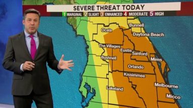 Outlining the severe weather threat in Central Florida