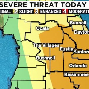 Serious weather in the forecast Wednesday for Central Florida