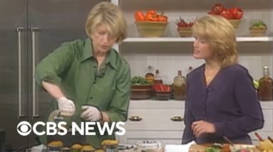 From the archives: Martha Stewart makes roasted peppers
