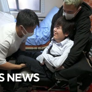 Japanese town uses bodybuilders to provide help in nursing homes