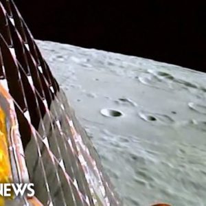 Watch: The moon's surface from India's lunar probe at it flies to landing zone