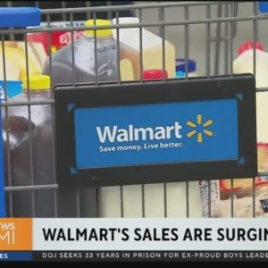 Walmart sales are surging