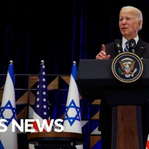 Biden delivers remarks in Israel after deadly explosion at a Gaza hospital | full video