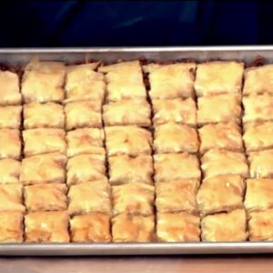 Showing off our co-worker's skills on National Baklava Day