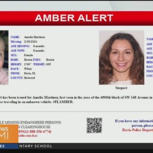 AMBER Alert issued out of Davie