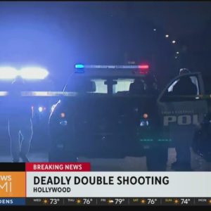 Deadly double shooting investigation in Hollywood