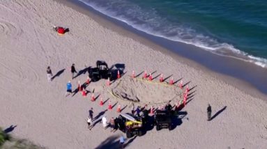 Girl dies, boy hospitalized after being trapped in sand hole at Florida beach