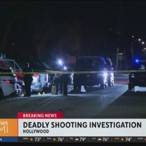 Police investigating possible deadly double shooting in Hollywood
