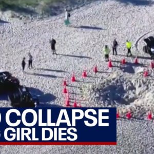 Young girl dies after falling into sand hole at Florida beach